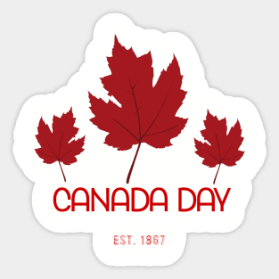 CANADA DAY 1867 Sticker